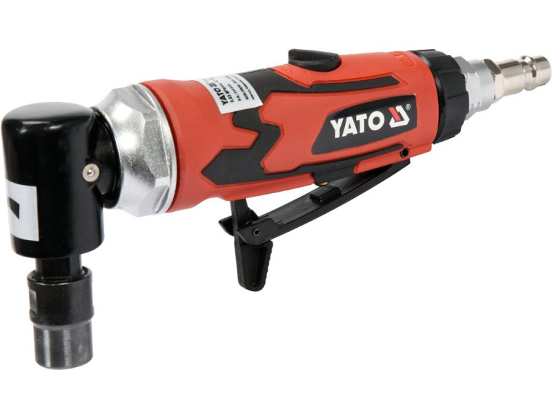 Шлифмашина пневматическая угловая YATO YT-09676, цанга 1/4", 20000 об/мин