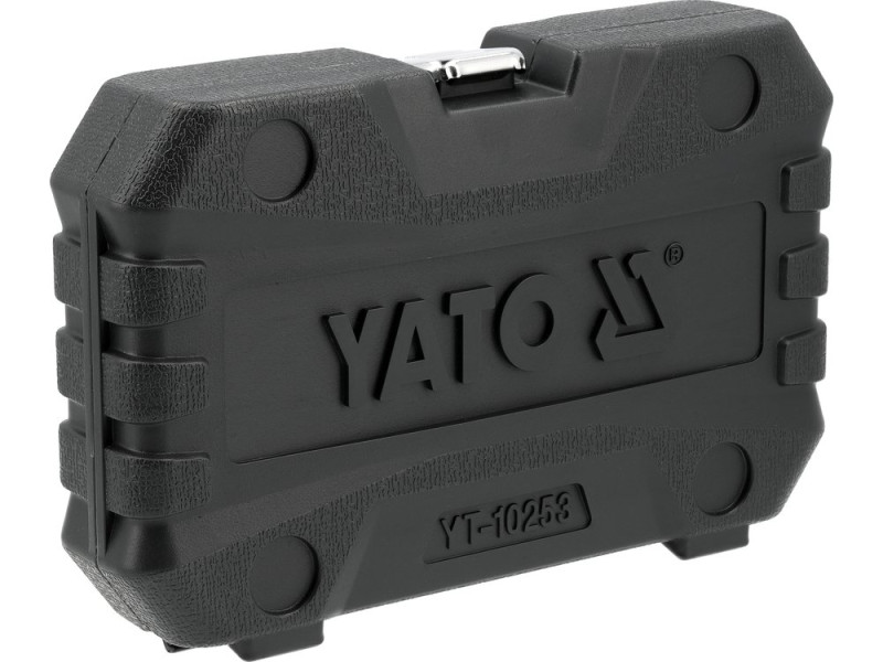 Набір головок торцевих ударних 1/2" YATO YT-10253, 6-гранні, 15 шт