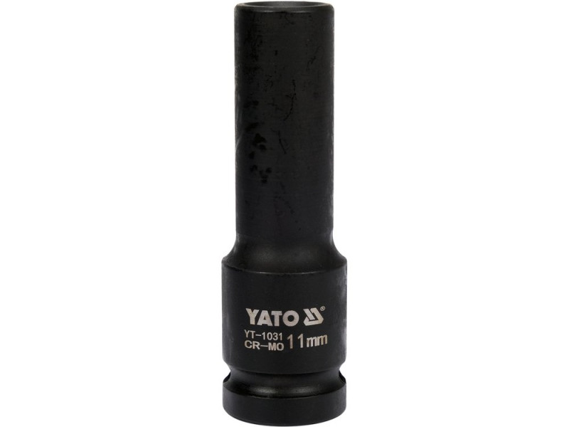 Головка торцевая ударная 1/2" 11 мм YATO YT-1031, 6-гранная, длинная