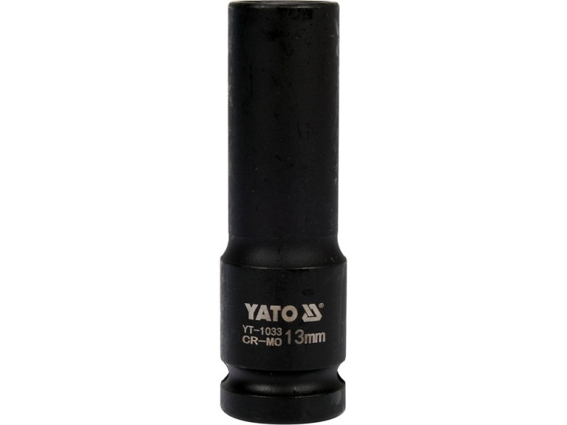 Головка торцевая ударная 1/2" 13 мм YATO YT-1033, 6-гранная, длинная