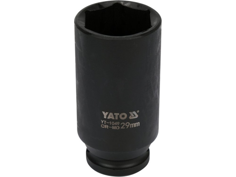 Головка торцева ударна 1/2" 29 мм YATO YT-1049, 6-гранна, довга