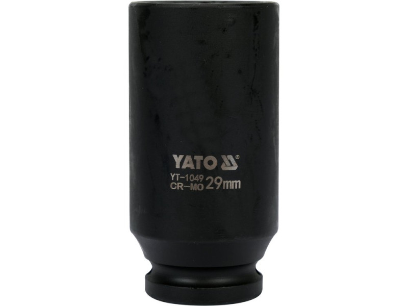 Головка торцева ударна 1/2" 29 мм YATO YT-1049, 6-гранна, довга