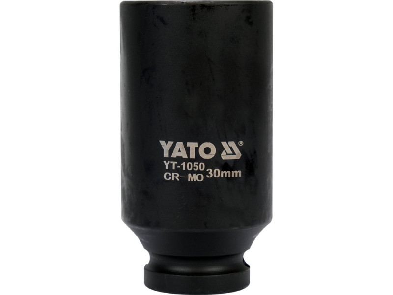 Головка торцева ударна 1/2" 30 мм YATO YT-1050, 6-гранна, довга