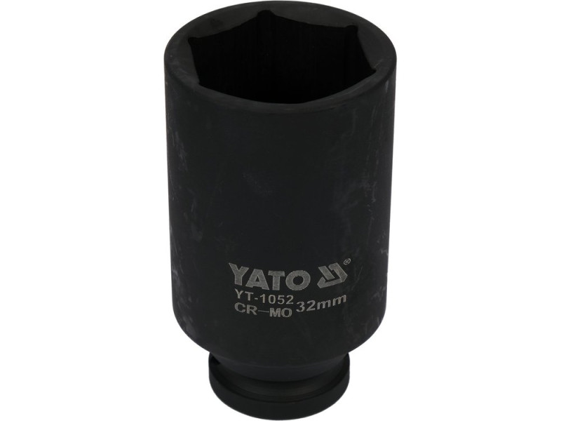Головка торцева ударна 1/2" 32 мм YATO YT-1052, 6-гранна, довга