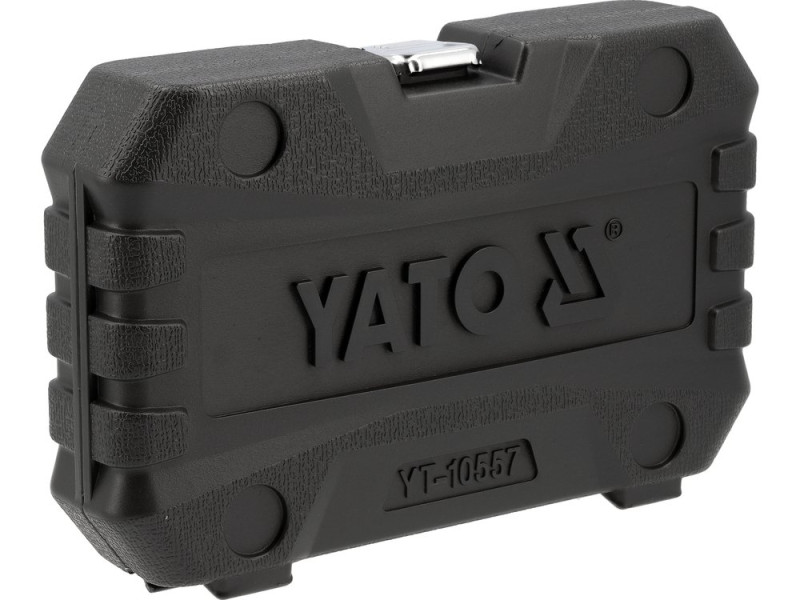 Набір головок торцевих ударних 1/2" YATO YT-10557, 6-гранні, подовжені, 10 предметів
