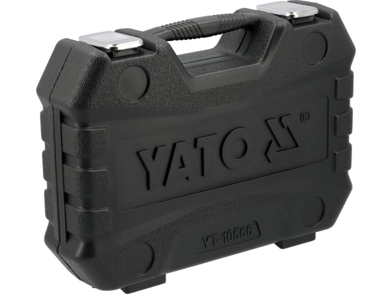 Набір головок торцевих ударних 1/2" YATO YT-10566, 6-гранні довгі, 18 шт