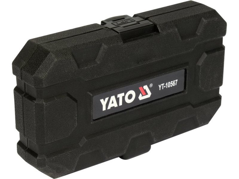 Подовжувачі ударні YATO з квадратом 1/2", L= 200 мм, оберт. мом.- 100-150 Nm, 5 шт. (YT-10567)