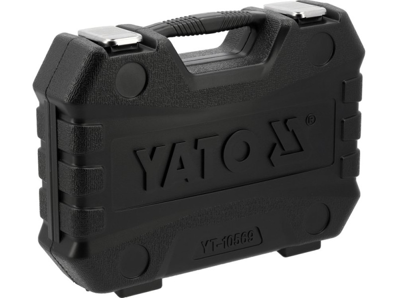 Набор головок торцевых 1/2" YATO YT-10569, 24 предмета, CrMo, AS-DRIVE