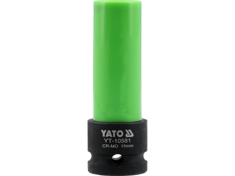 Головка торцева для литих дисків ударна 1/2" 15 мм YATO YT-10581, 85 мм