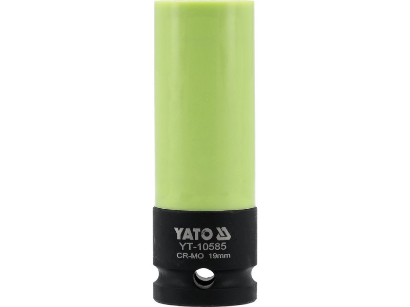 Головка торцева для литих дисків ударна 1/2" 19 мм YATO YT-10585, 85 мм