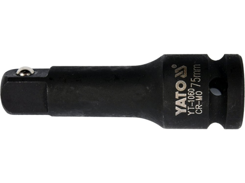 Удлинитель ударный YATO: квадрат 1/2", L= 75 мм (YT-1060)