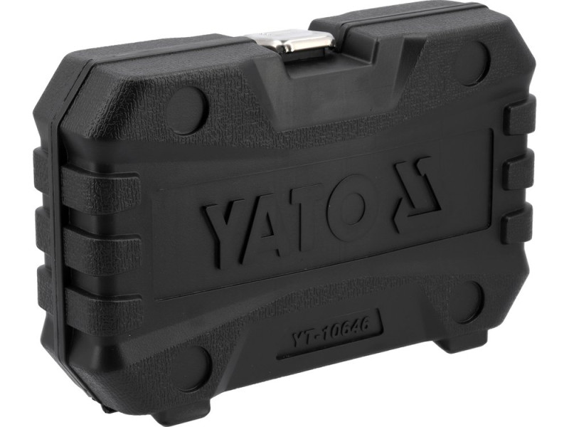 Набір ударних карданів і перехідників 1/4"-1" YATO YT-10646, 11 предметів, CrMo