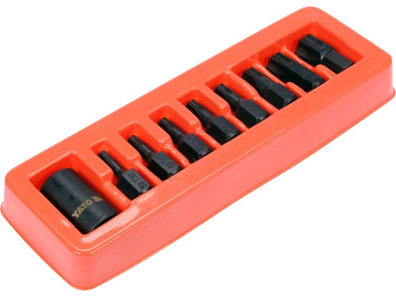 Набір ключів ударних з торцевими головками TORX YATO YT-10664, 1/2", 9 шт