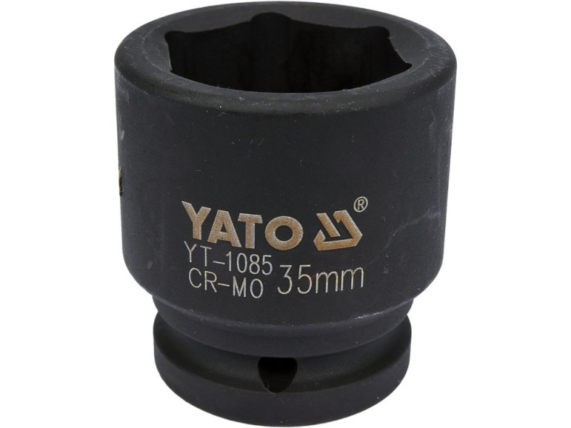 Головка торцевая ударная 6-гранная YATO: квадрат 3/4", М=35 мм, L=56 мм (YT-1085)