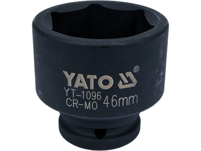 Головка торцева ударна 3/4" 46 мм YATO YT-1096, 6-гранна, коротка