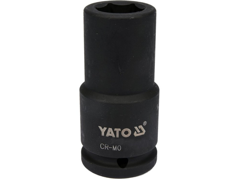 Головка торцева ударна 3/4" 24 мм YATO YT-1124, 6-гранна, довга