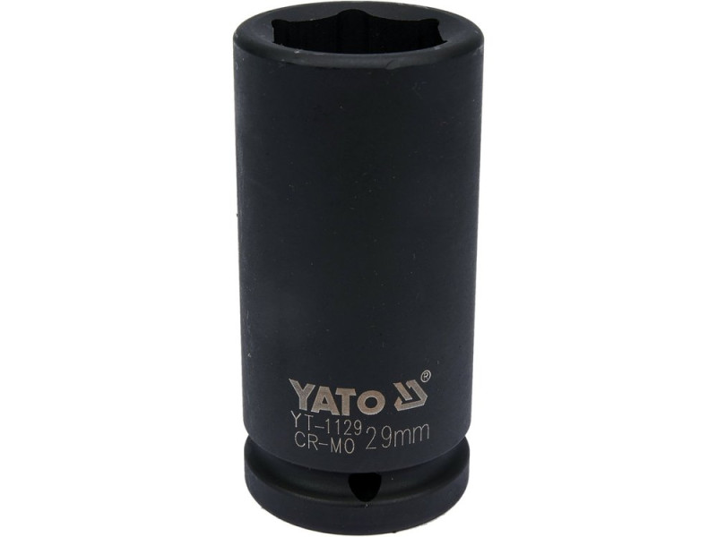 Головка торцева ударна 3/4" 29 мм YATO YT-1129, 6-гранна, довга