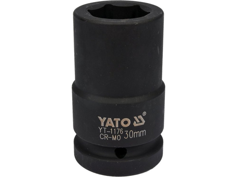 Головка торцева ударна 1" 30 мм YATO YT-1176, 6-гранна, довга