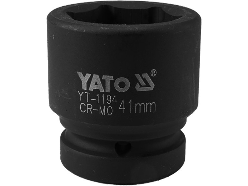 Головка торцева ударна 1" 41 мм 6-гранна YATO YT-1194, коротка