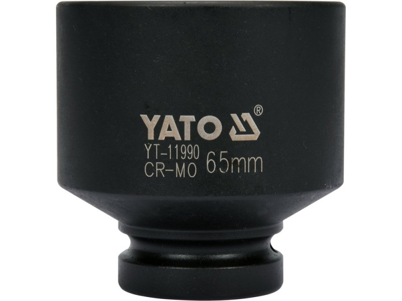 Головка торцева ударна 1" 65 мм 12-гранна YATO YT-11990, для маточин