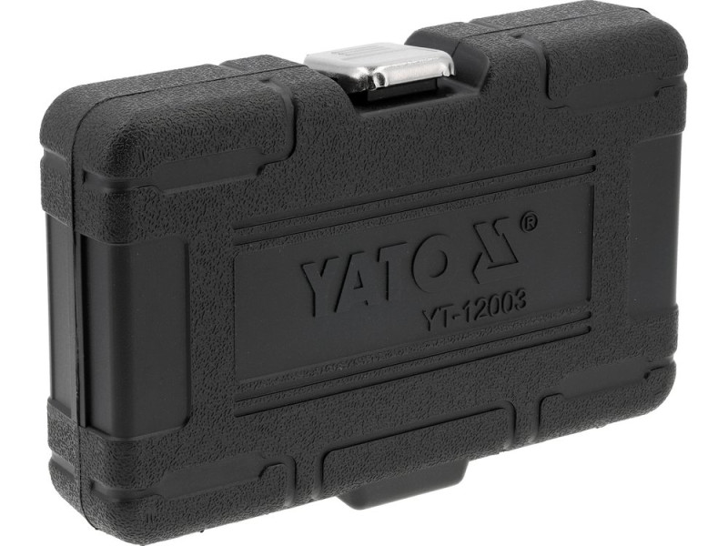 Набор головок разрезных для датчиков EGT YATO YT-12003, 13, 14, 17 мм, 3/8"