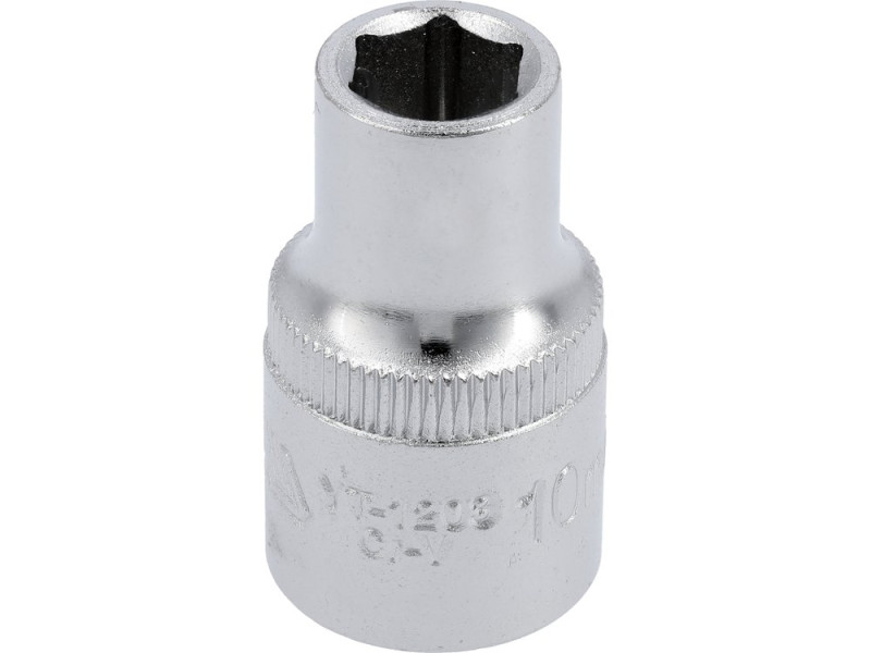 Головка торцева 1/2" 10 мм YATO YT-1203, 6-гранна, коротка
