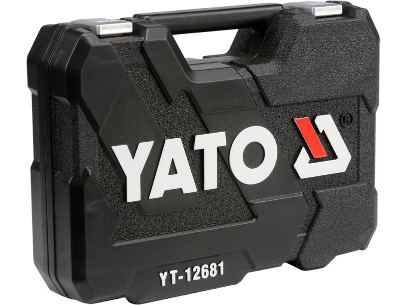 Набір інструментів з тріскачкою 1/4"+1/2" YATO YT-12681, 94 предмети