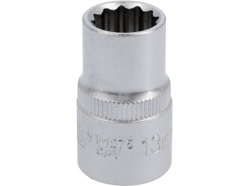 Головка торцева 12-гранна 1/2" 13 мм YATO YT-1275, коротка 38 мм