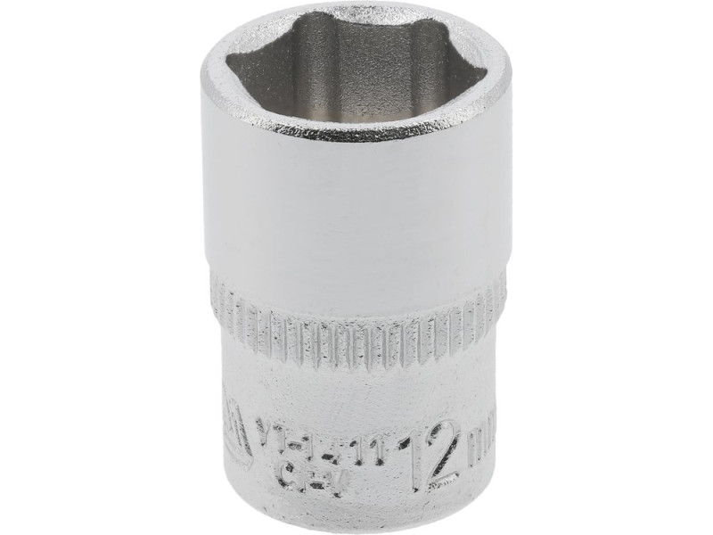 Головка торцева 6-гранна 1/4" 12 мм YATO YT-1411, коротка 25 мм