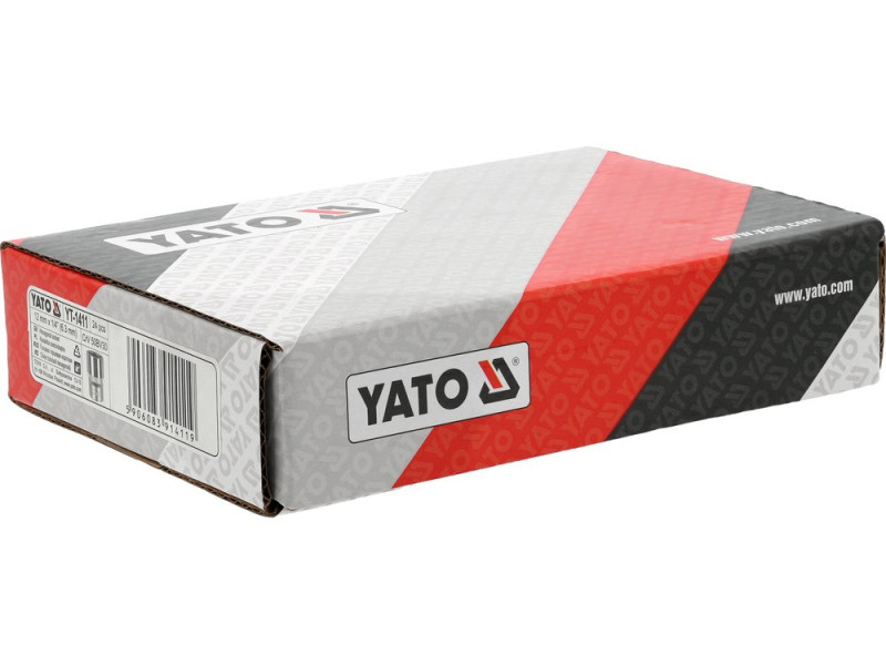 Головка торцева 6-гранна 1/4" 12 мм YATO YT-1411, коротка 25 мм