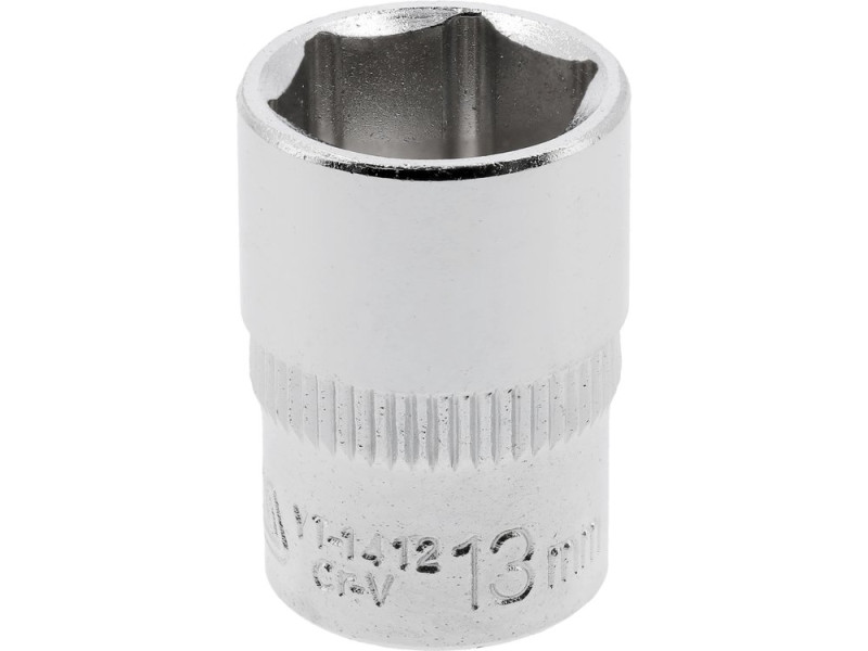 Головка торцева 6-гранна 1/4" 13 мм YATO YT-1412, коротка 25 мм