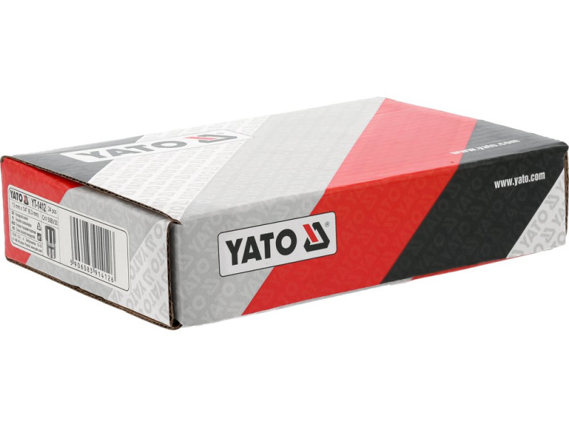 Головка торцева 6-гранна 1/4" 13 мм YATO YT-1412, коротка 25 мм