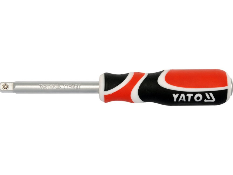 Викрутка - тримач YATO до торцевих головок : квадрат 1/4", L=150 мм (YT-1427)