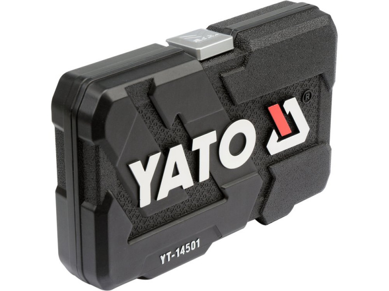 Набір інструментів з тріскачкою 1/4" YATO YT-14501, 56 предметів