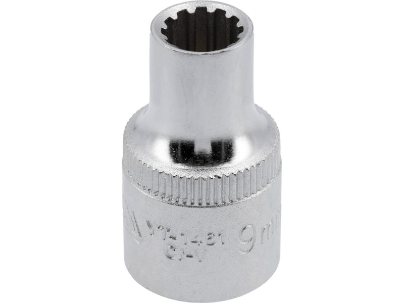 Головка торцева Spline 1/2" 9 мм YATO YT-1461, 12-гранна
