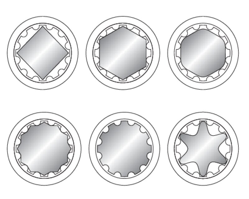 Головка торцева Spline 1/2" 21 мм YATO YT-1473, 12-гранна