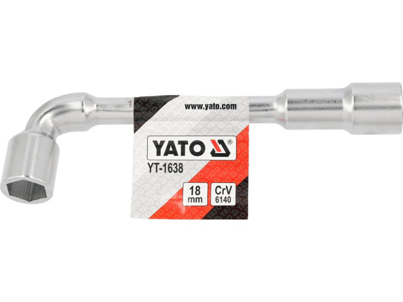 Ключ торцевий Г-подібний 18 мм YATO YT-1638, 192 мм, CrV