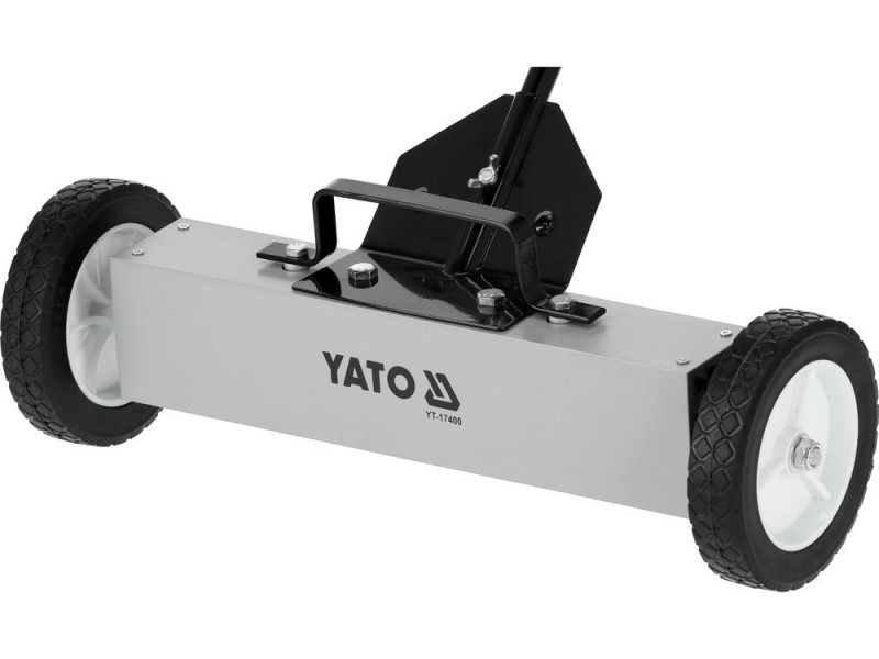 Мітла магнітна на колесах YATO; сила магн. 12-22 кгс, 450x75x101 мм, тримач- 76-113 см (YT-17400)