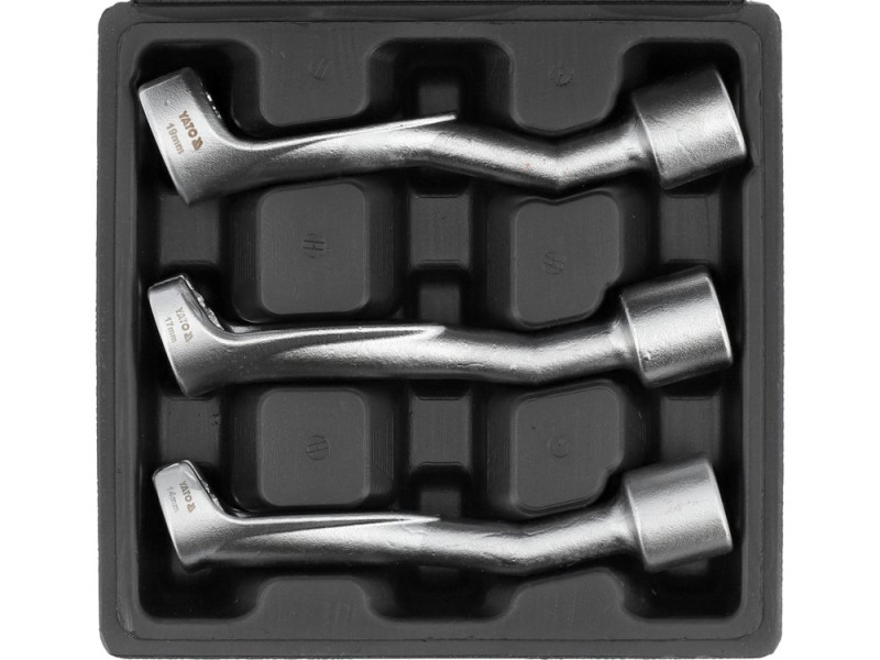 Набір ключів для форсунок BMW, Mercedes-Benz YATO YT-17619, 14, 17, 19 мм, 1/2"