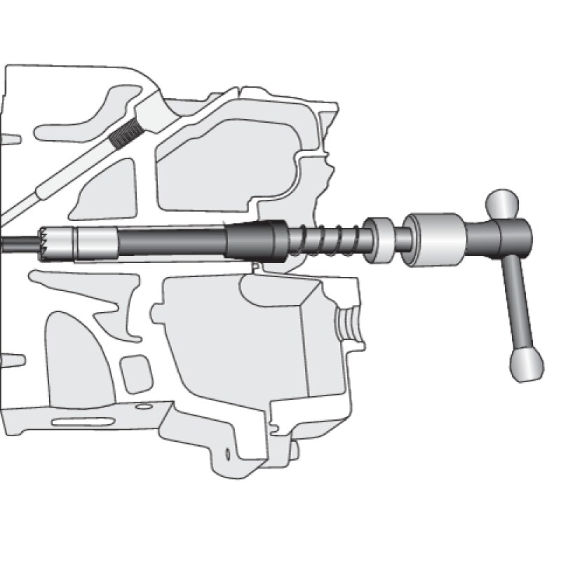 Набір фрез для гнізд форсунок Common Rail YATO YT-17625, 8 шт