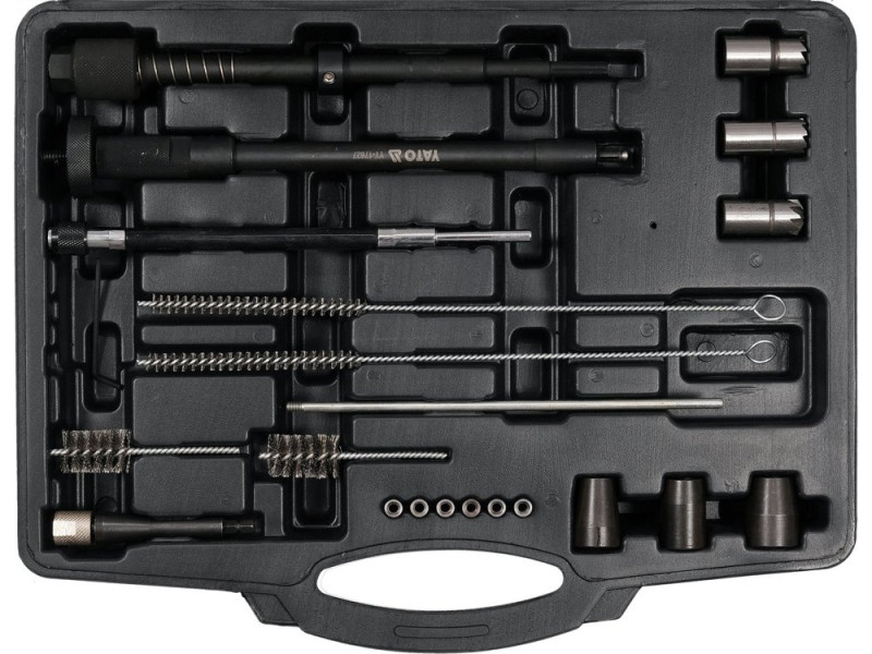 Набір для обслуговування гнізд форсунок Common Rail YATO YT-17627, 21 предмет