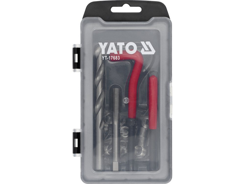 Набор для ремонта резьбы M10×1,25 YATO YT-17683, 30 шт, HSS