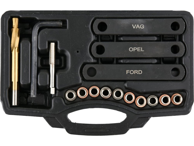 Набір для ремонту різьби супорта M9×1,25 YATO YT-17700, VAG Opel Ford