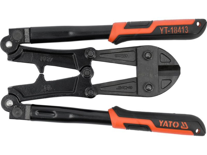 Болторіз складаний 450 мм YATO YT-18413, різ до 6 мм, губки CrMo
