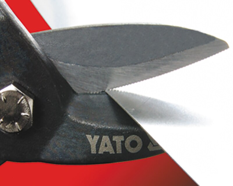Ножиці по металу YATO YT-1913, 225 мм, зубчасті леза