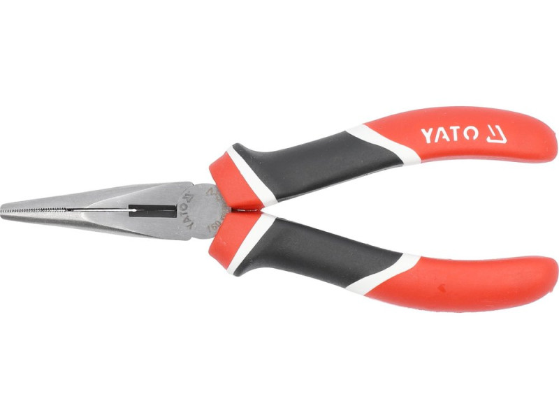 Щипці видовжені плоскі YATO : CrV, L= 160 мм (YT-1943)