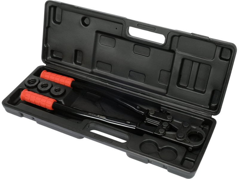 Пресс гидравлический для PEX-AL-PEX YATO YT-21751, 3 т, набор 4 шт