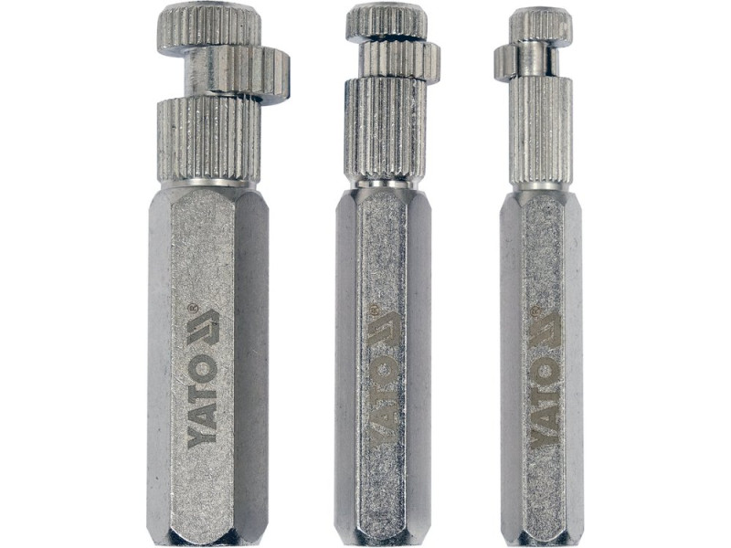 Знаряддя для викручування ніпелів YATO 3/8", 1/2", 3/4", 3 елем. (YT-21793)