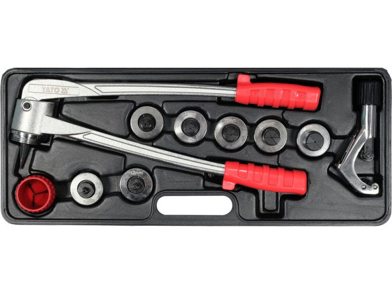 Розширювач мідних труб з різаком YATO; 7 положень Ø= 3/8", 1/2", 5/8", 3/4", 7/8", 1", 9/8" (YT-21825)