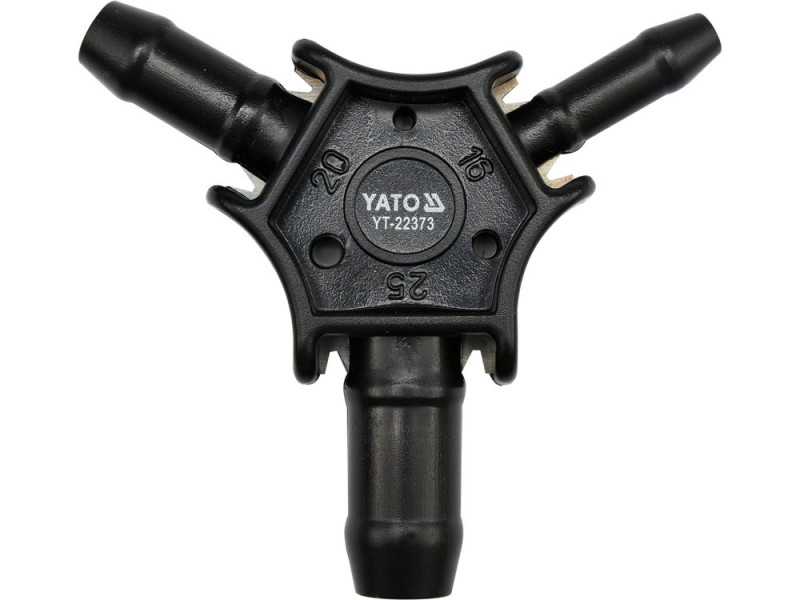 Калибратор для труб PEX-AL-PEX YATO YT-22373, 16/20/25 мм, со съемником заусенцев